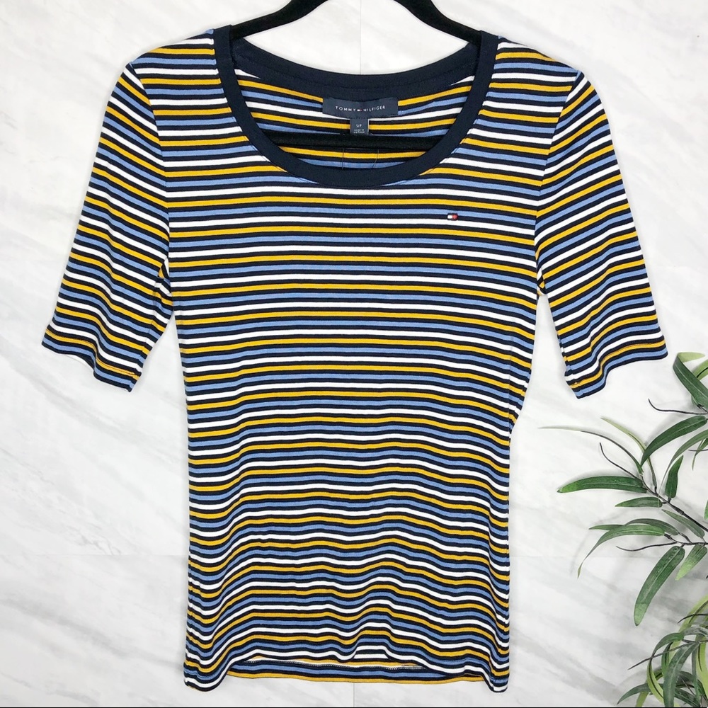 Tommy Hilfiger Stripe Tee Small NWT